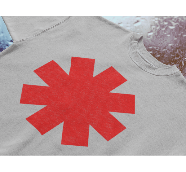 RHCP Asterisk Fabric Distressed